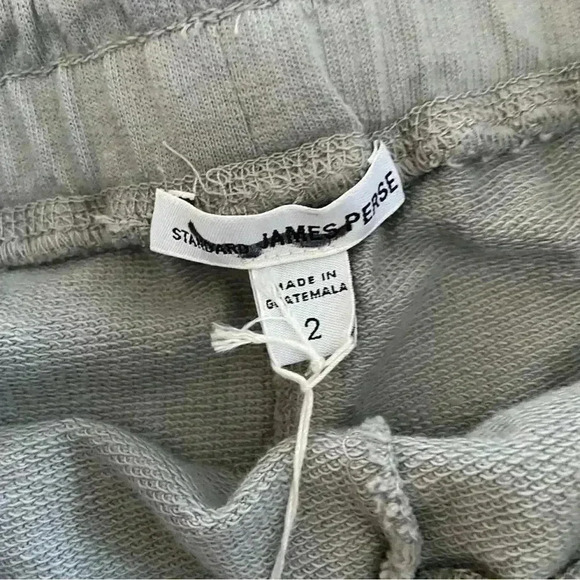 NWT James Perse Drawstring Knit Shorts Foil size 2 Medium - Picture 6 of 9